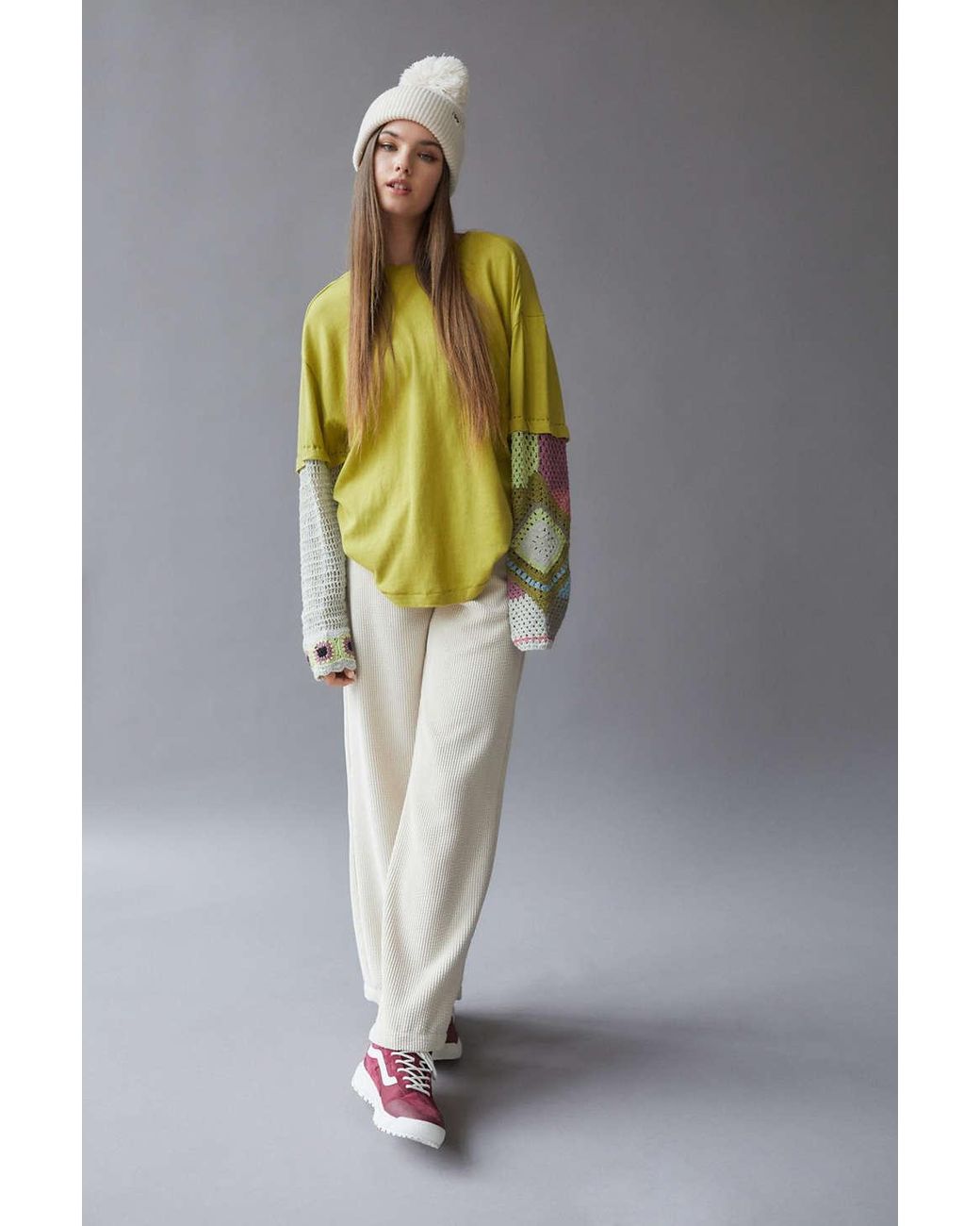 bdg blaine corduroy puddle pant