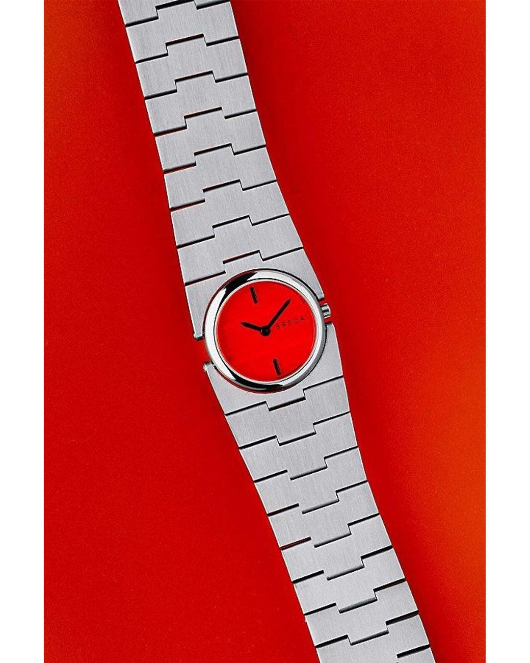Breda White Sync Quartz Bracelet Watch for men