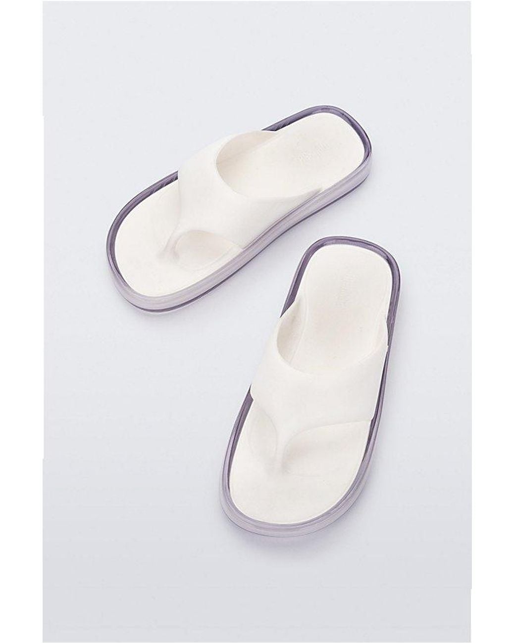 Melissa White Float Jelly Thong Sandal