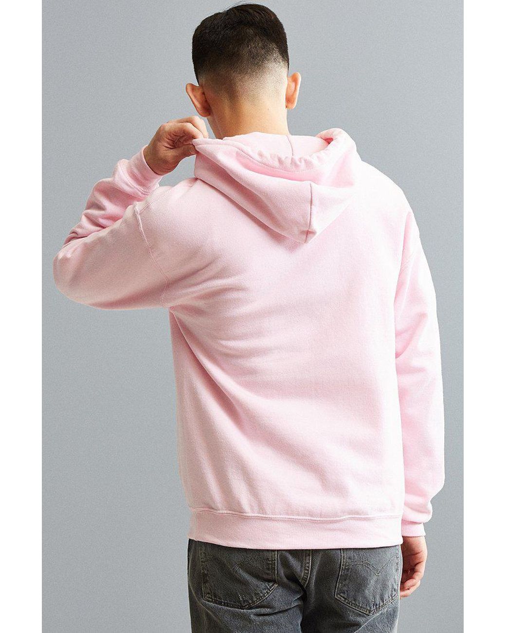 Pink fila hoodie on sale mens