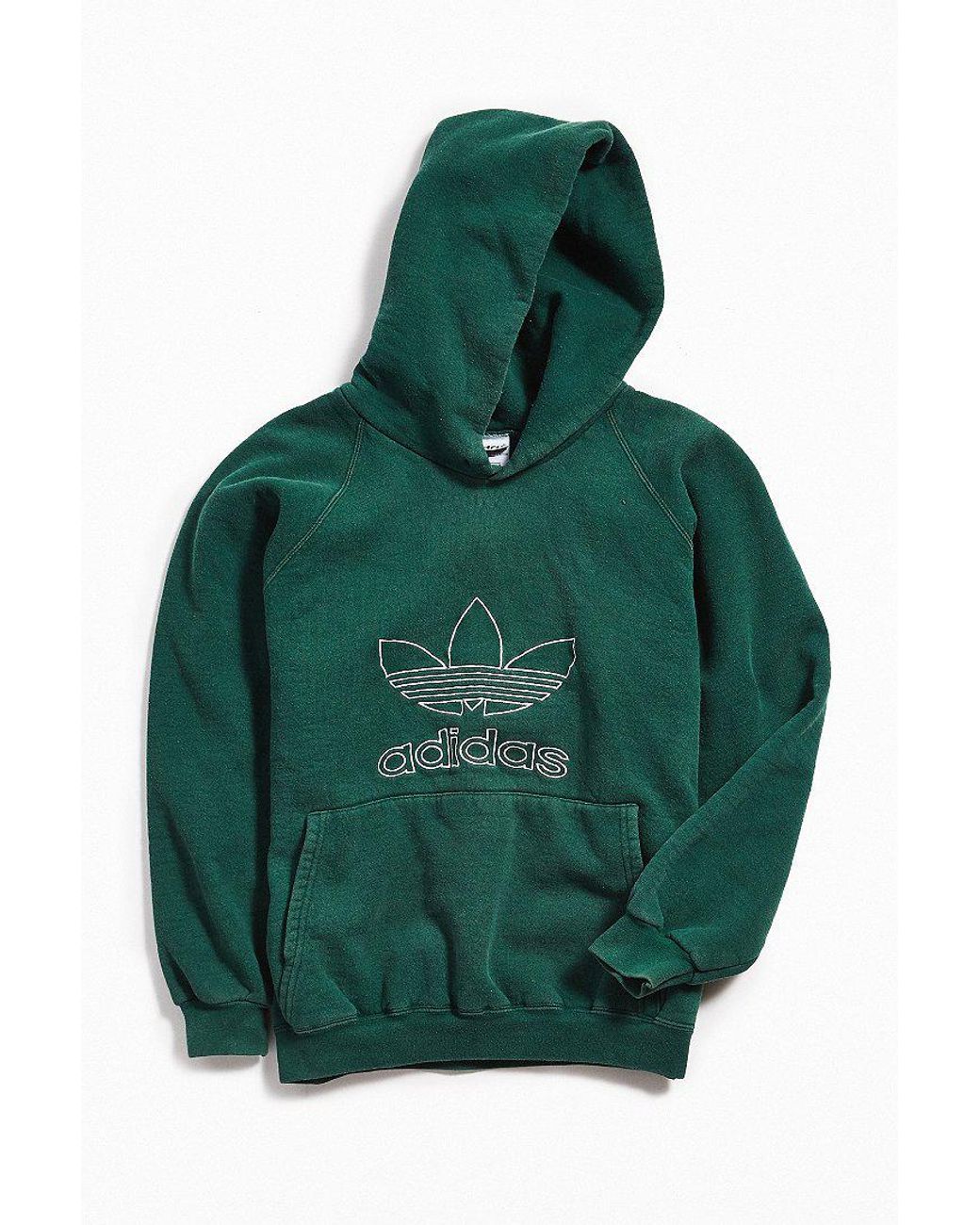 Descompostura adolescente Antorchas Urban Outfitters Vintage Adidas Green Hoodie Sweatshirt for Men | Lyst