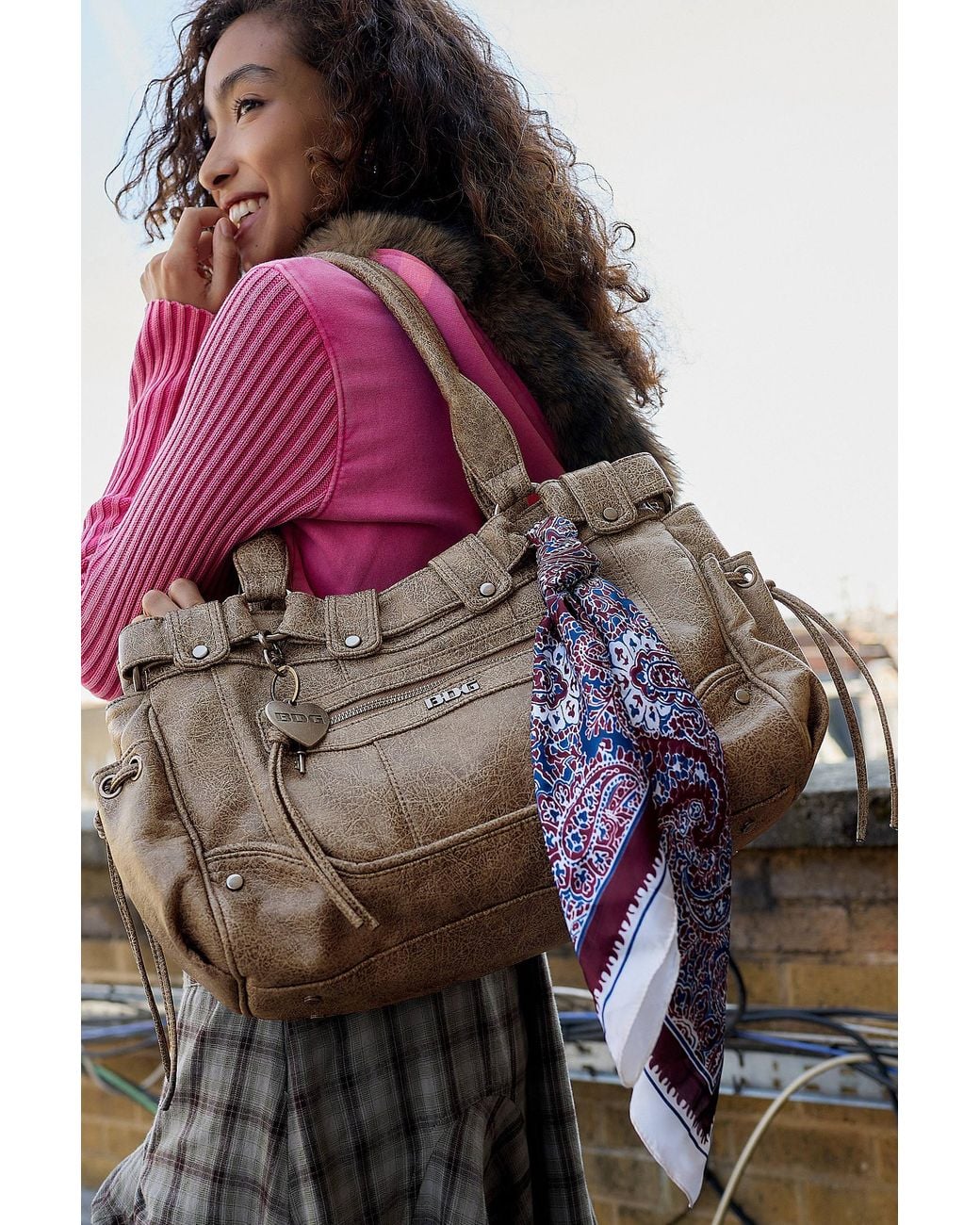 BDG Natural Xion Scarf Shoulder Bag