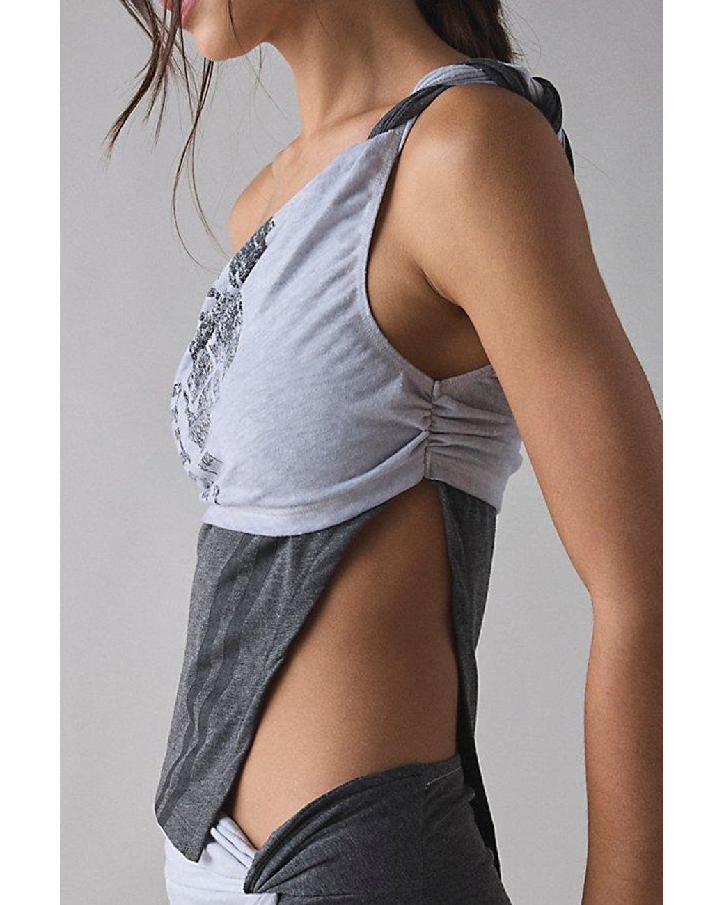 トップス jaded london tops Shop Hardware Backless Metallic Plunge Top | Jaded London