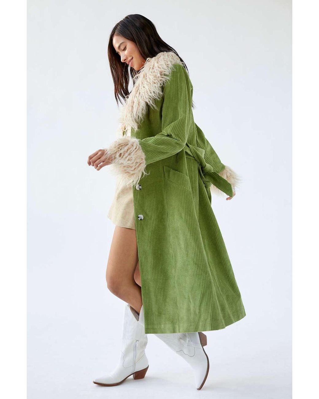 ☆送料・関税込☆THREETIMES★Isabella fur coat★ threetimes》 Isabella fur coat (threetimes/コート) 113981707