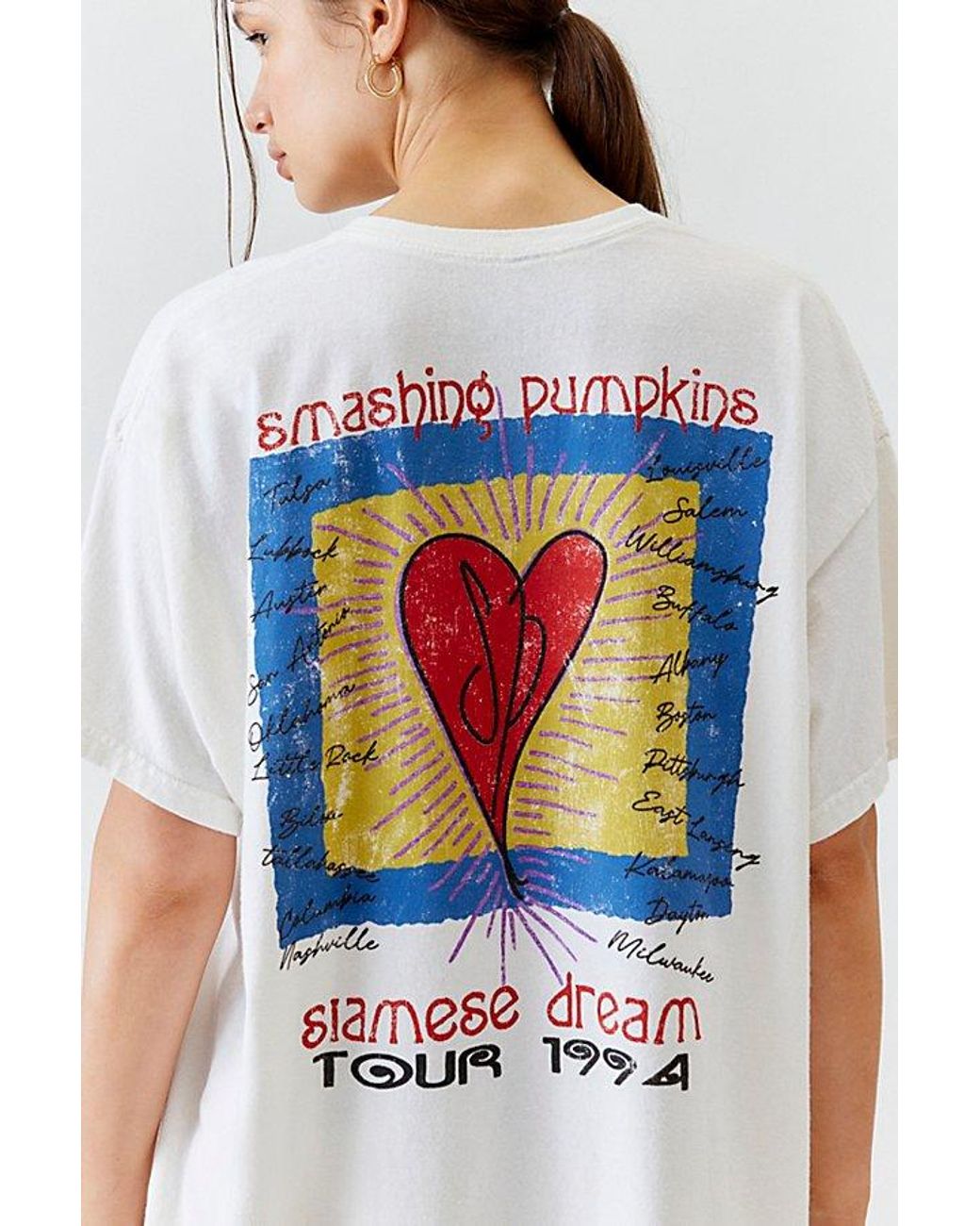 ★米国発*UrbanOutfitters*新作*Smashing Pumpkins Tシャツ★ Urban Outfitters Smashing Pumpkins Collage T-shirt Dress In