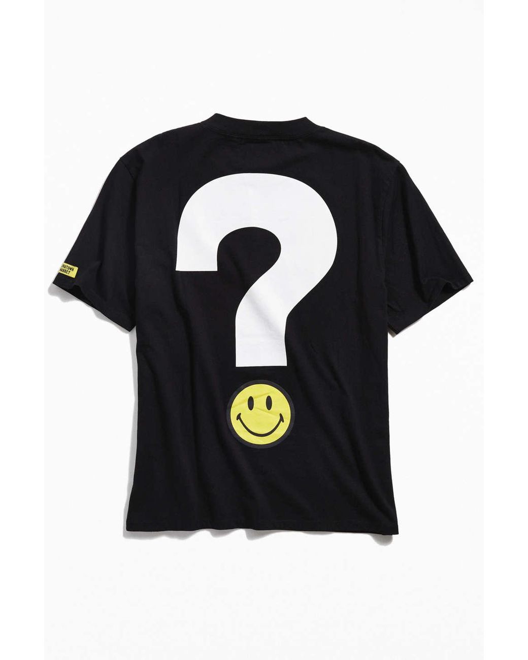 Guess Cotton Guess X Chinatown Market X Smiley Big Question Logo Tee in  Blue for Men | Lyst