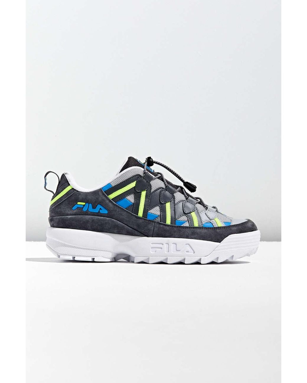 fila spaghetti low blue