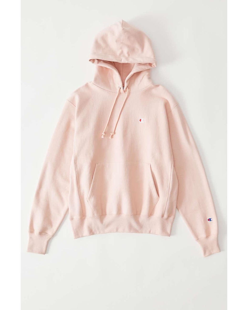 blush pink champion sweatshirt