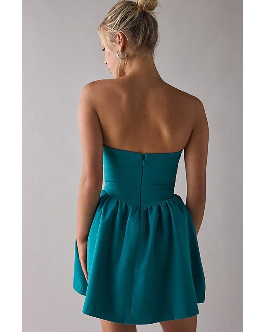 kimchi blue strapless dress NWT NEW Kimchi Blue [Urban Outfitters] PROM Dress Blue 6 Wedding Strapless  Dress