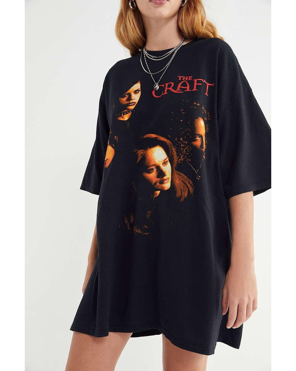Urban Outfitters The Craft Oversized T-shirt Dress in Black | Lyst