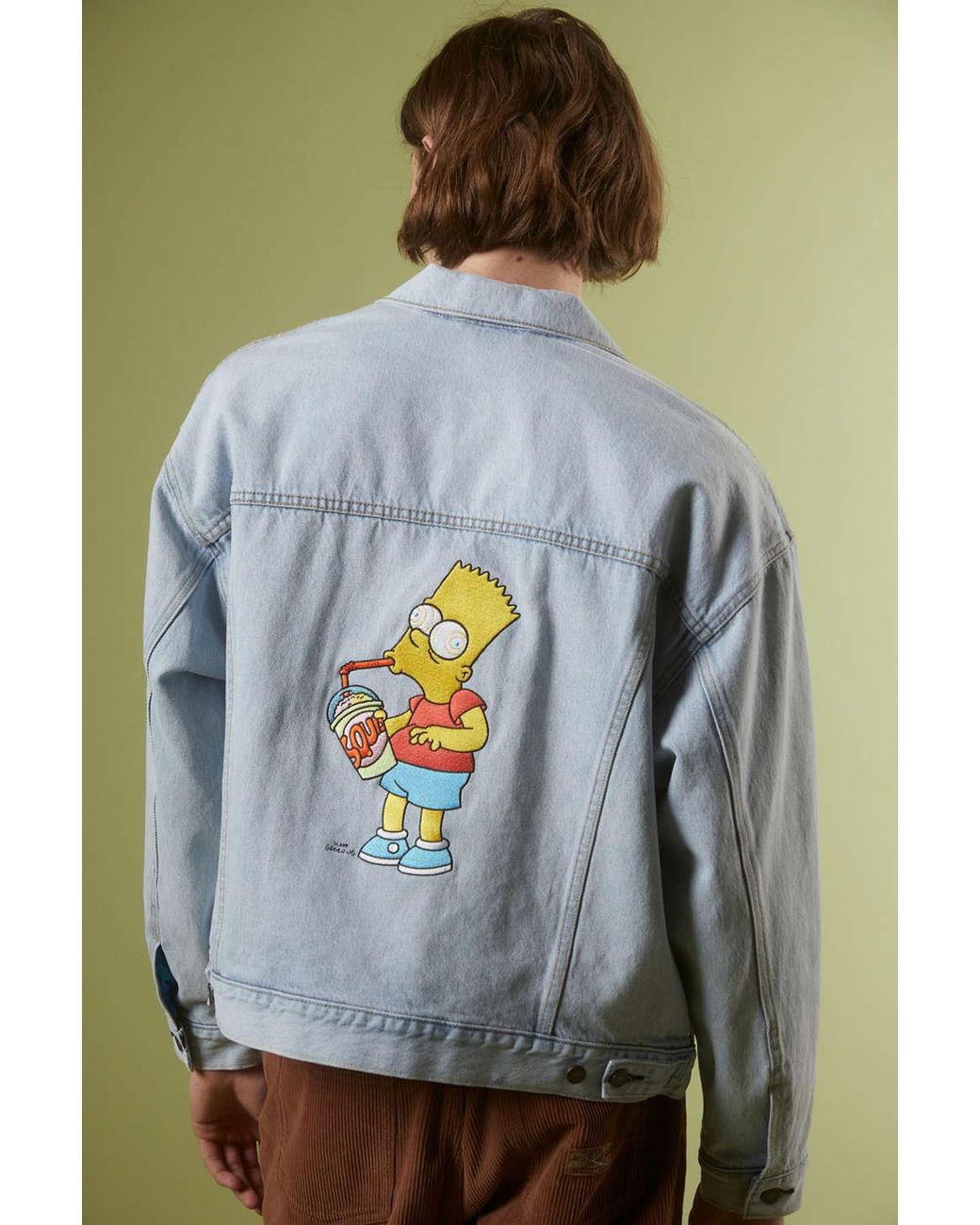Levi's X The Simpsons Trucker Jacket in Blue for Men | Lyst