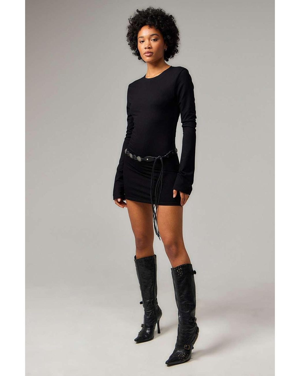 Jaded London Wings Mesh Mini Dress in Black | Lyst UK