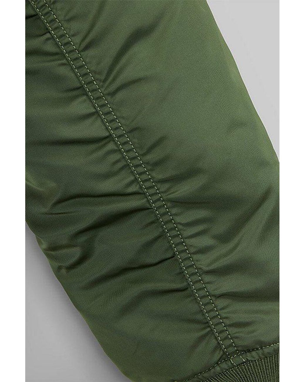 Alpha Industries Green Alpha Ma-1 Flight Jacket for men