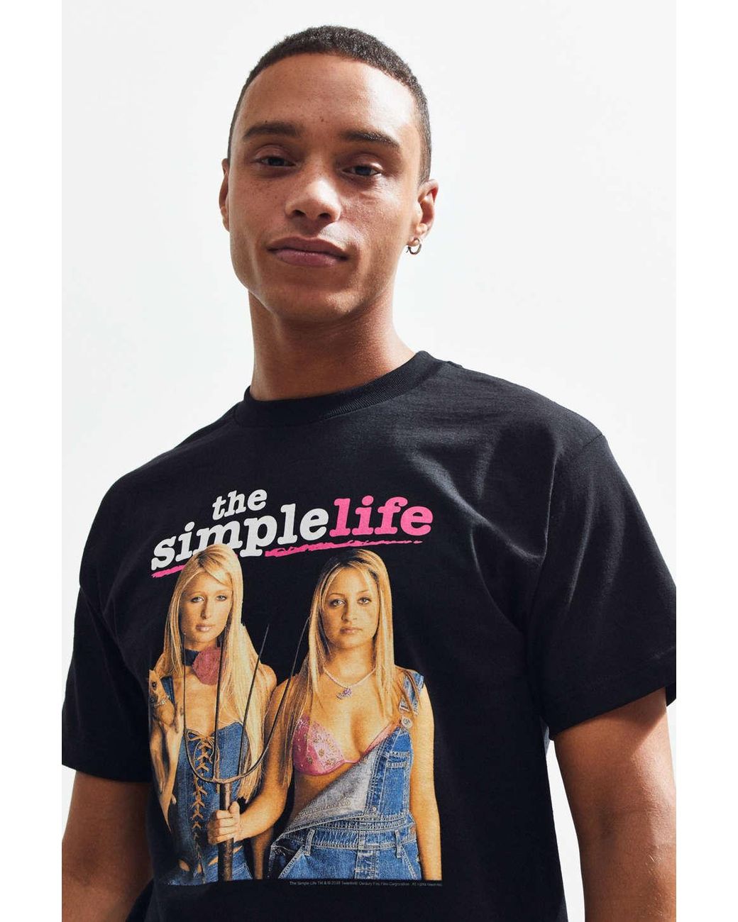 Urban Outfitters The Simple Life Tee in Black for Men | Lyst