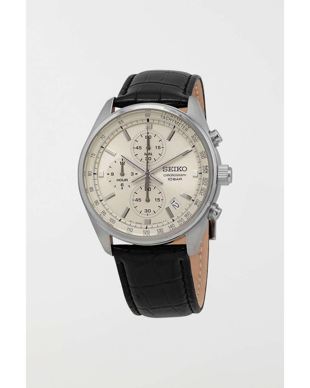 Seiko Chronograph Quartz Champagne Dialwatch Ssb383 In Black at Urban Outfitters for Men Lyst Canada