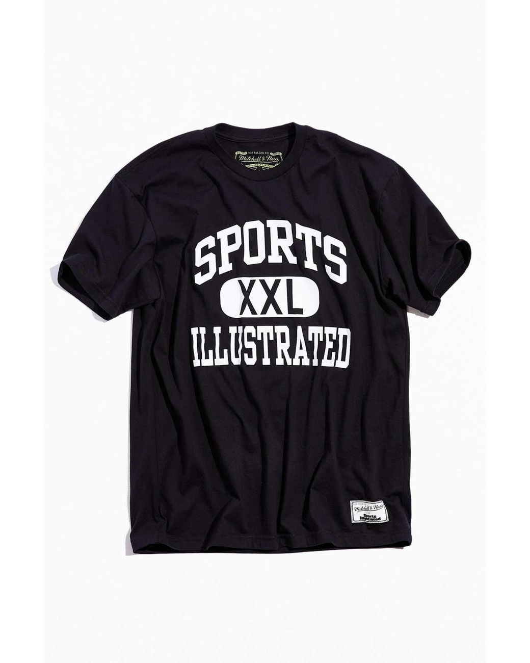 Mitchell & Ness Cotton Sports Illustrated Xxl Tee in Black for Men Lyst