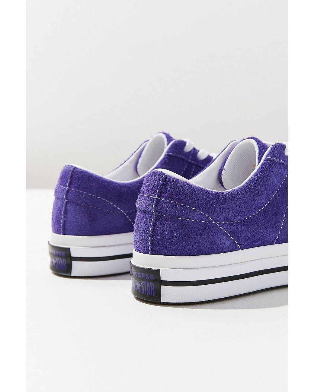 converse one star platform purple