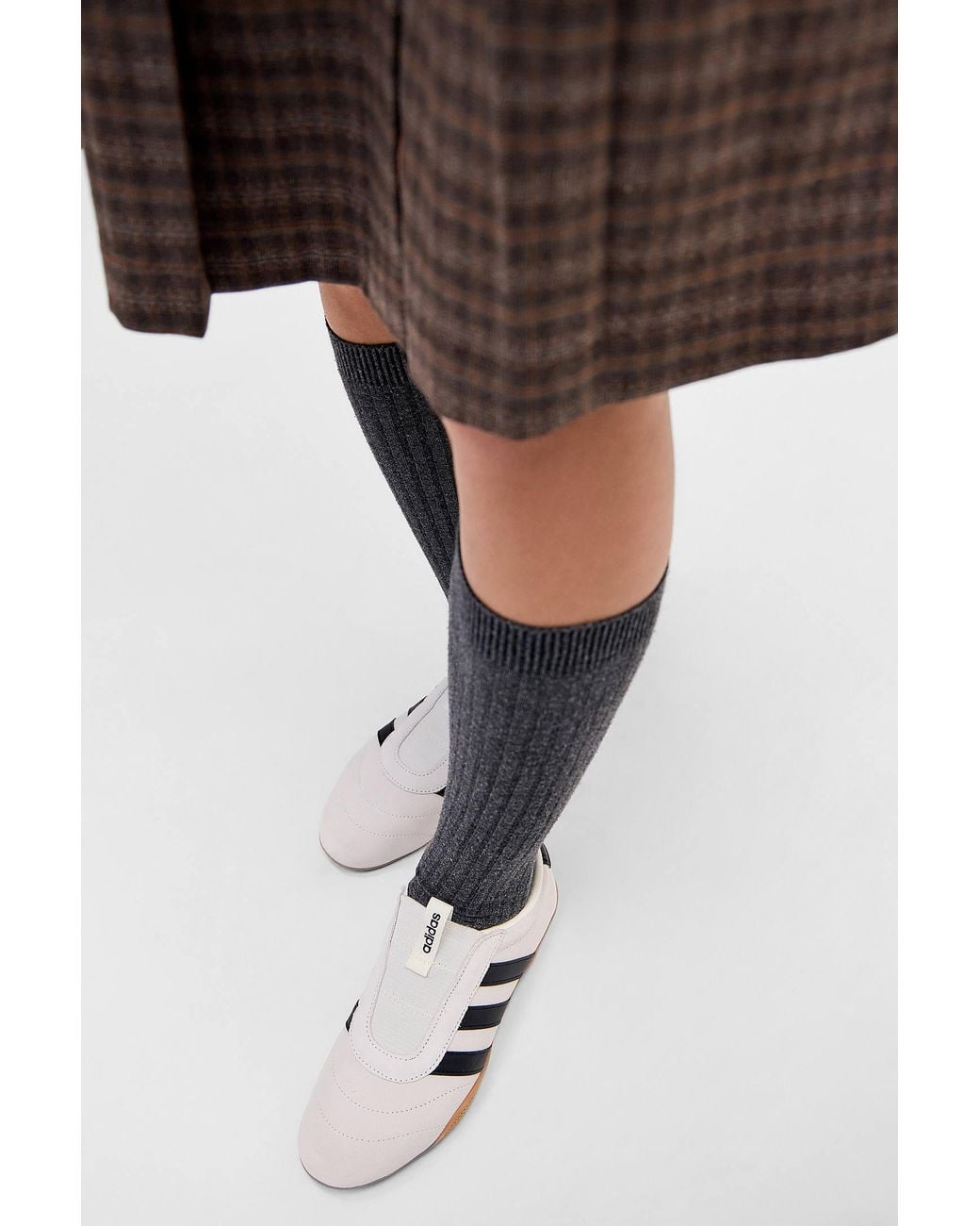 Adidas Black White Grandcourt Slip On Trainers