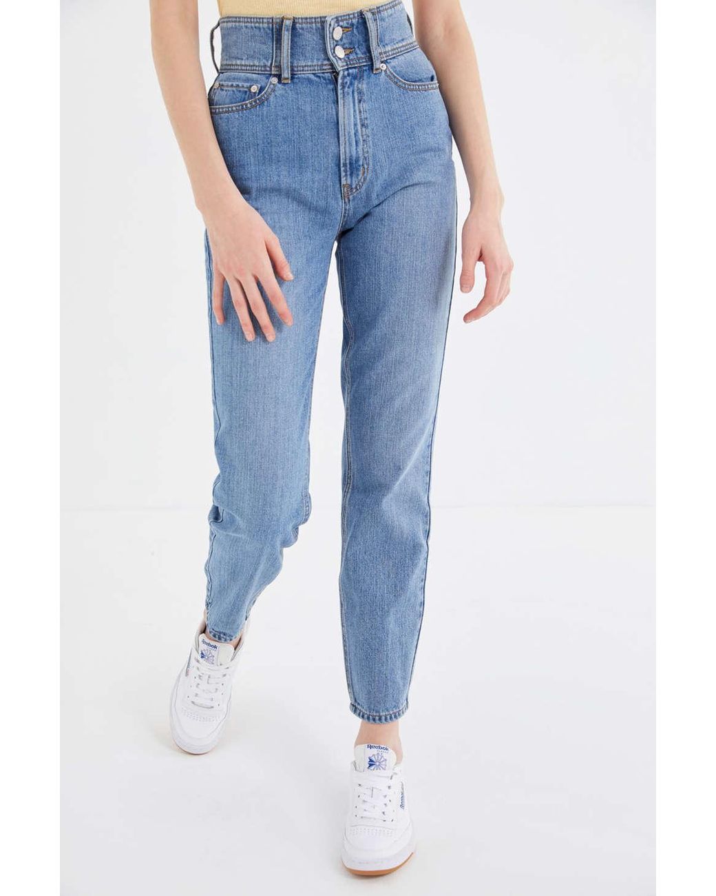 BDG High-Waisted Mom Jean – Foldover Waistband