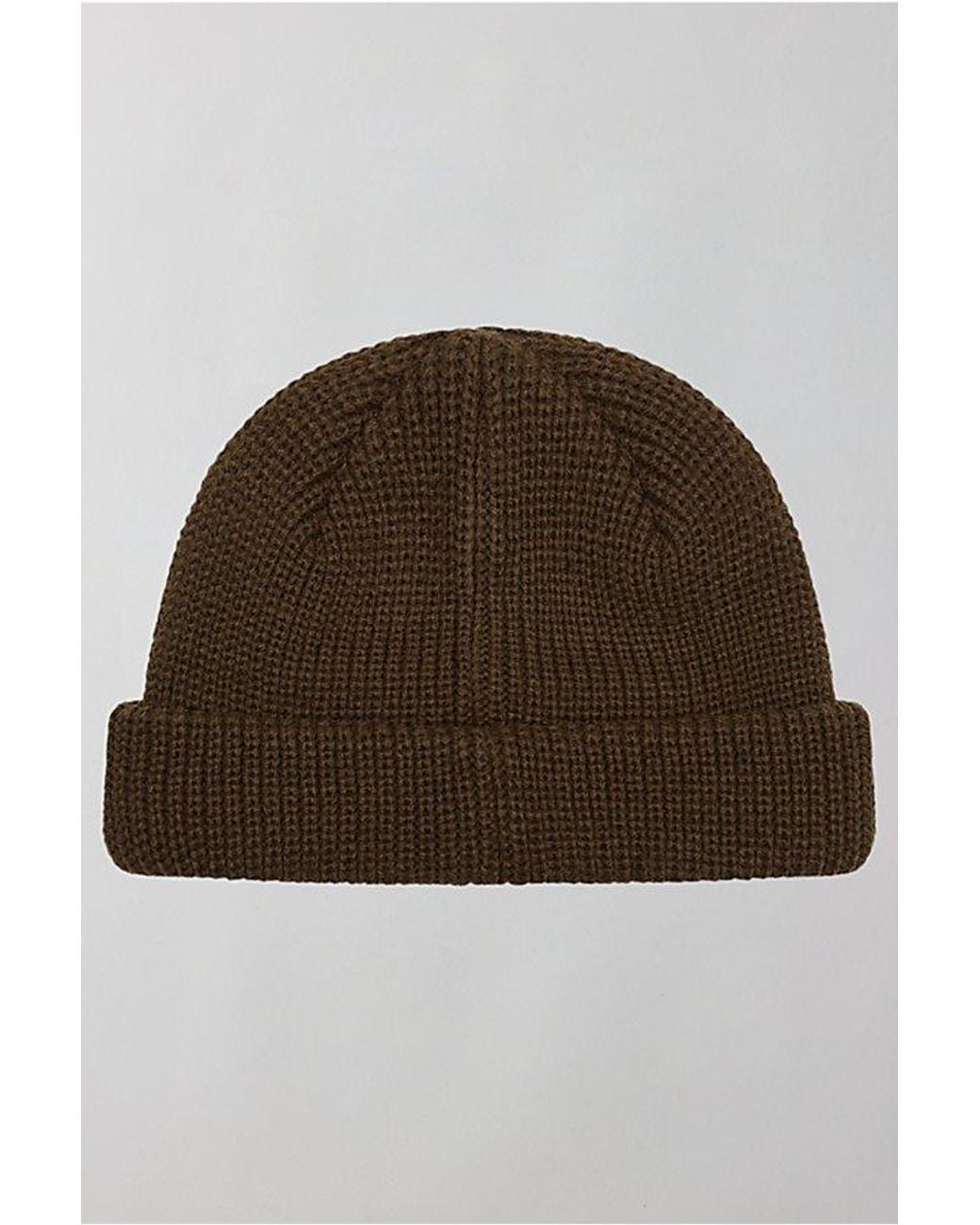 Obey Brown Micro Beanie for men