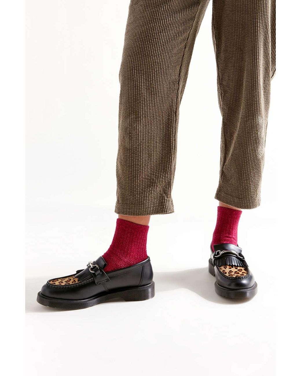 Dr. Martens Dr. Martens Adrian Snaffle Leopard Loafer | Lyst