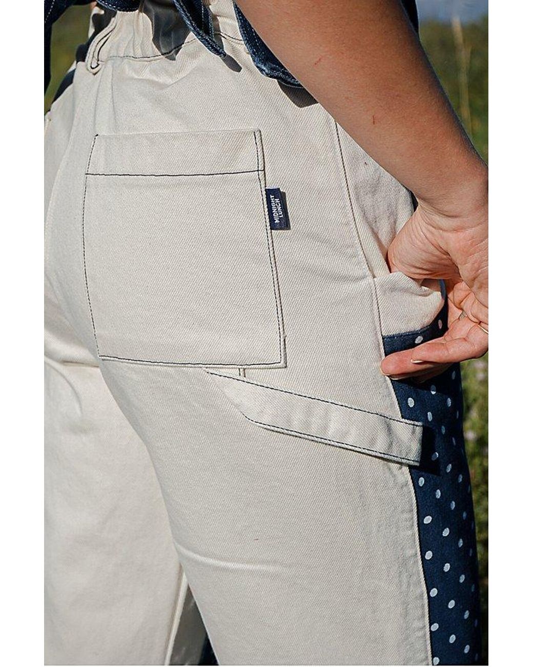 Midnight Lunch Blue Panel Pant