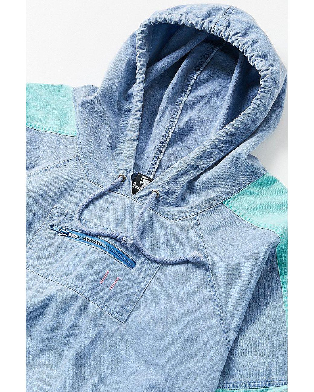Urban Outfitters Vintage Gotcha 80s Colorblocked Hooded Jacket in