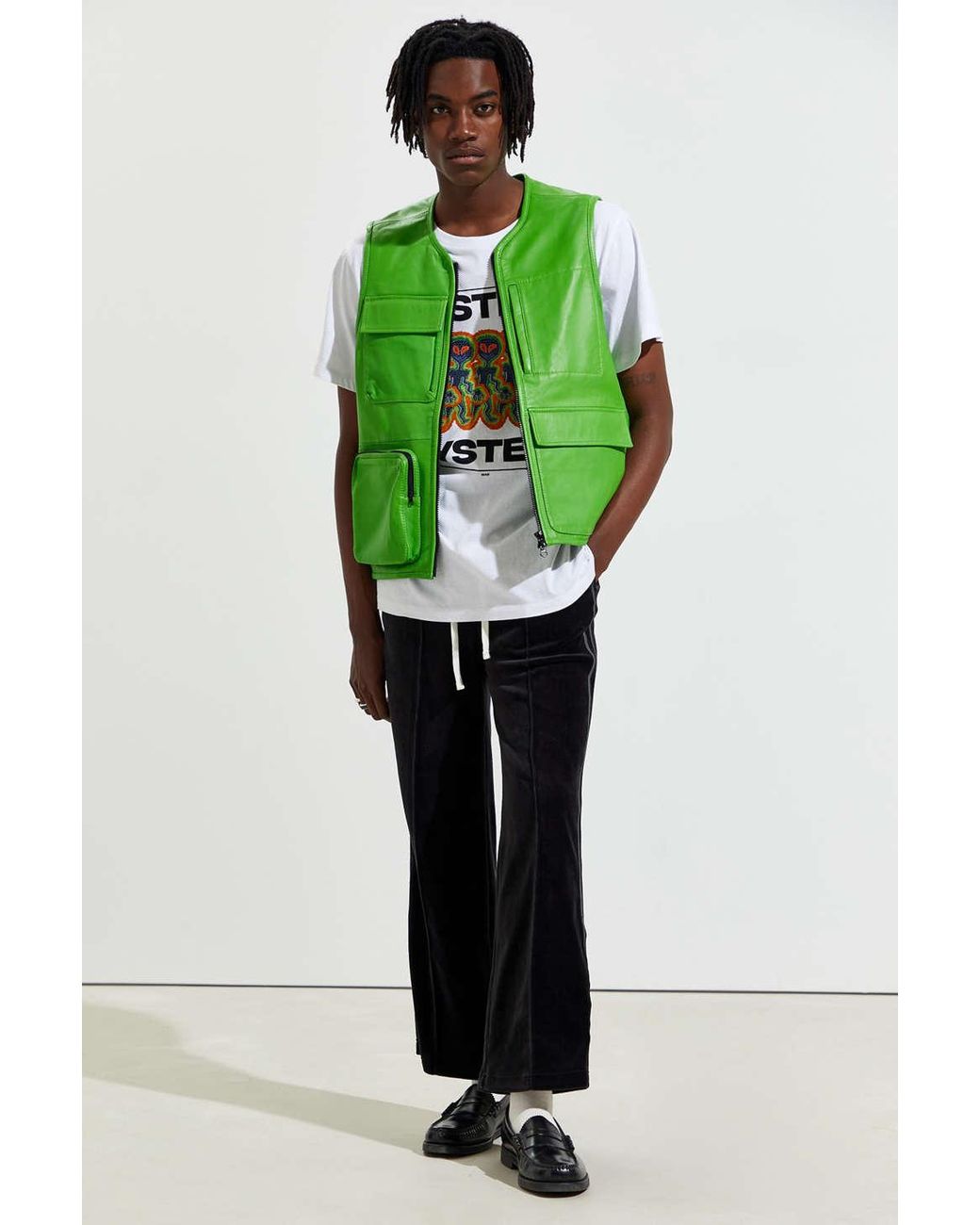 Neon top utility vest