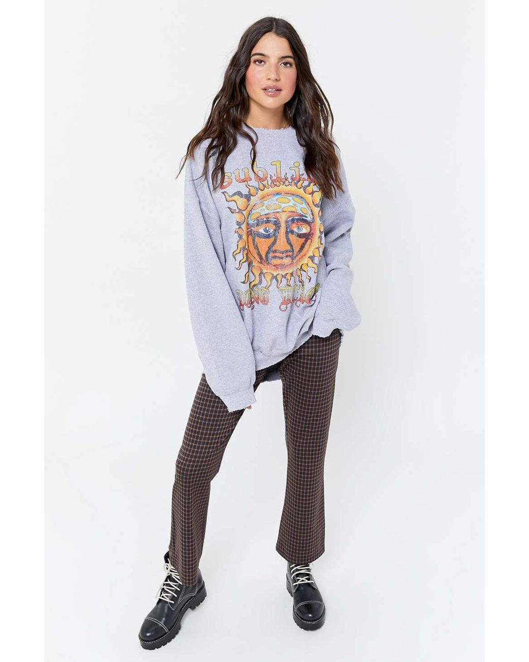 Urban Outfitters Sublime Sun Oversized Crew Neck Sweatshirt | Lyst