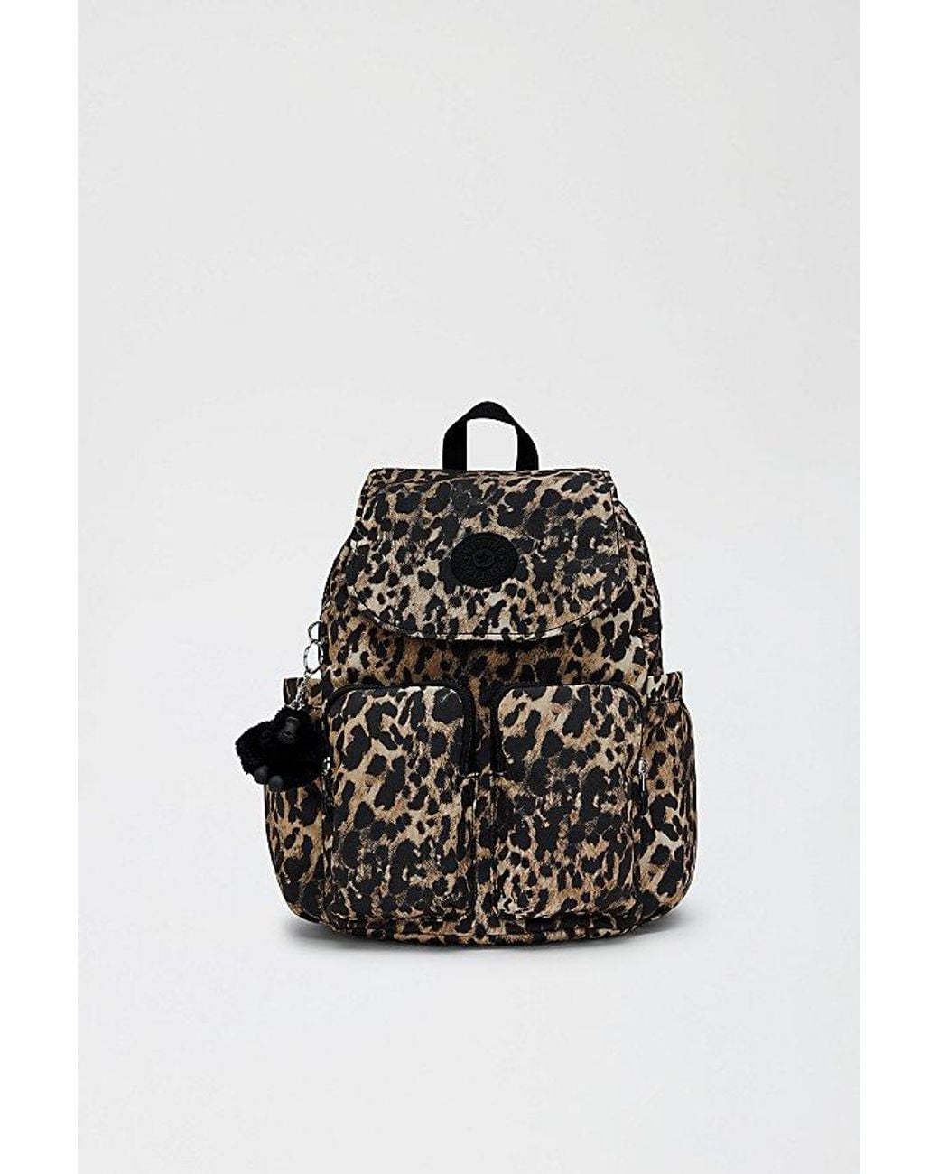 Kipling Black City Pocket Printed Cargo Backpack