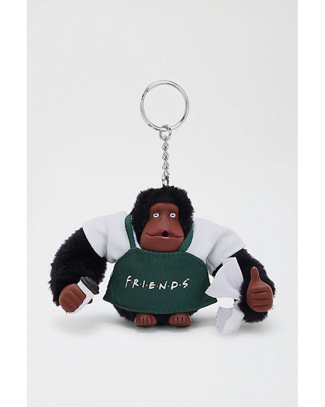 Kipling White Friends Monkey Keychain