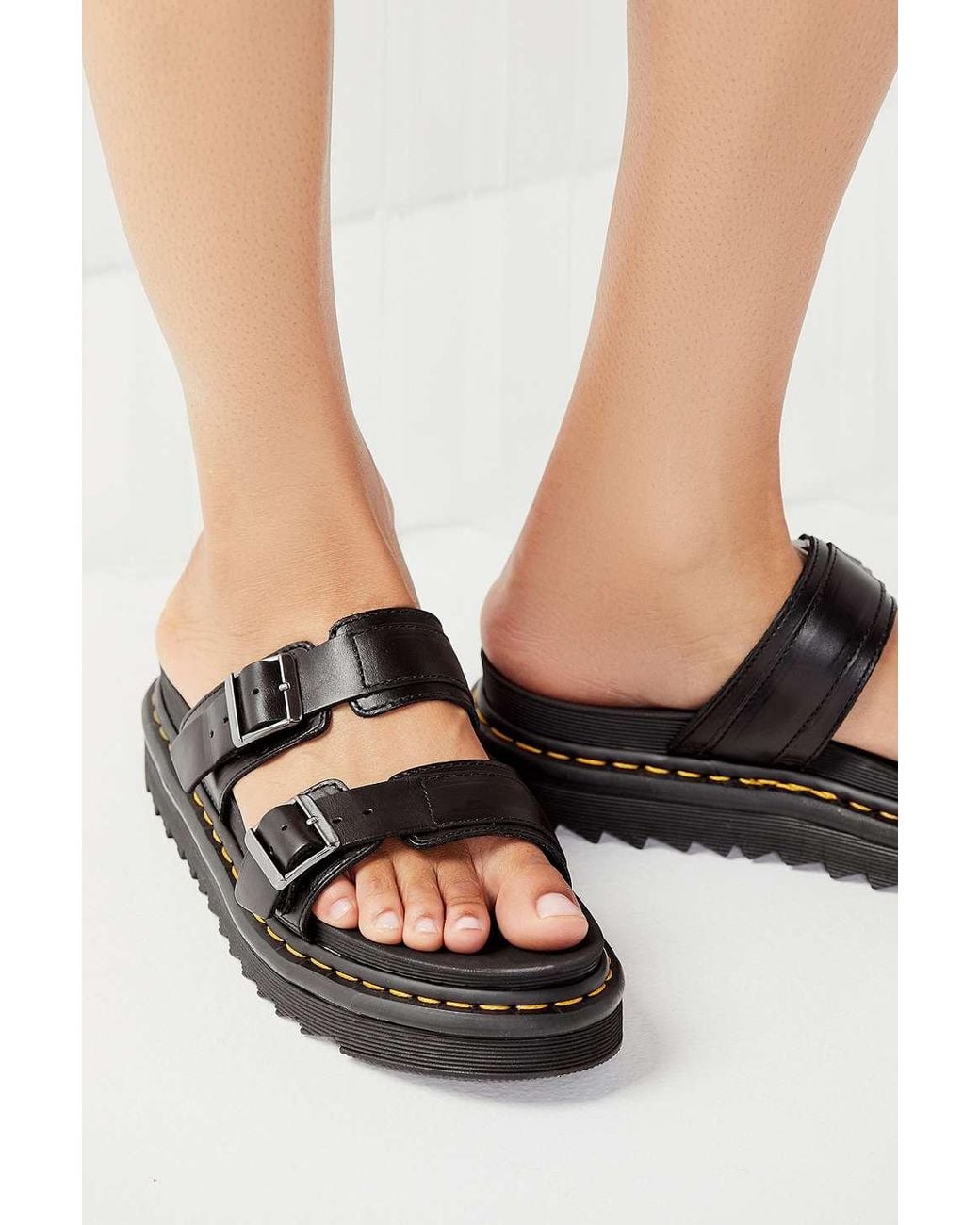 Dr. Martens Myles Sandals in Black Lyst UK