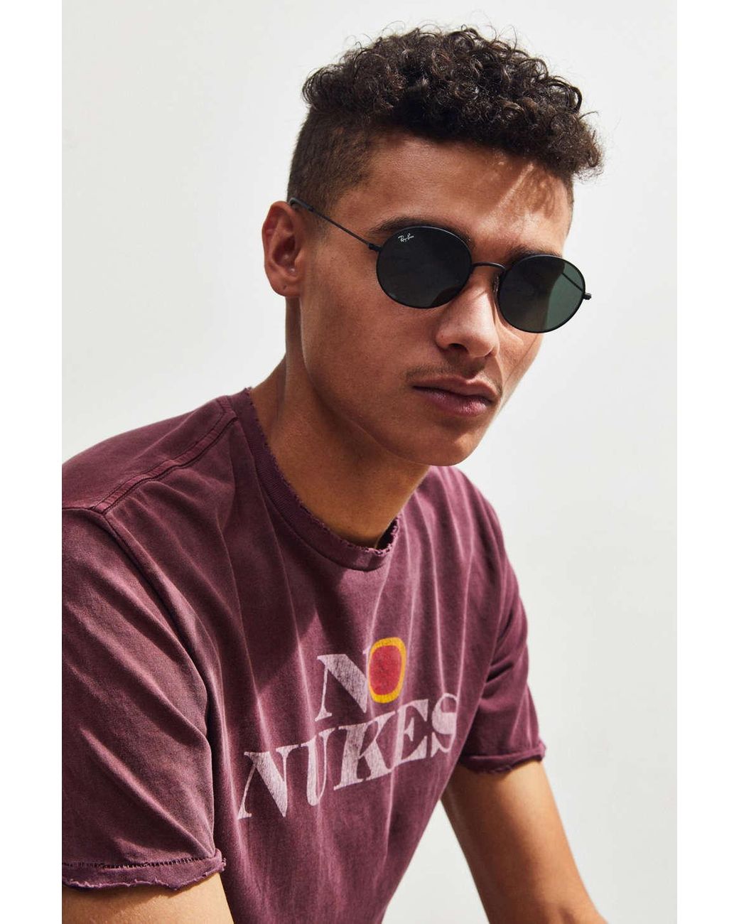 Ray-Ban Ray-ban Oval Sunglasses for Men | Lyst