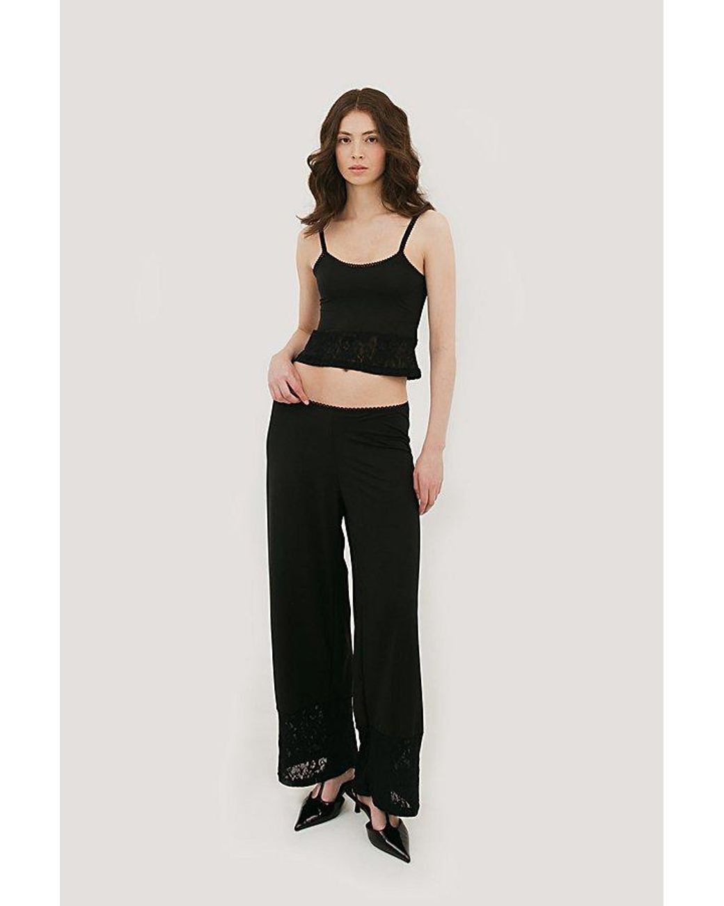 MPAZ STUDIO Black Sofia Full Length Pants