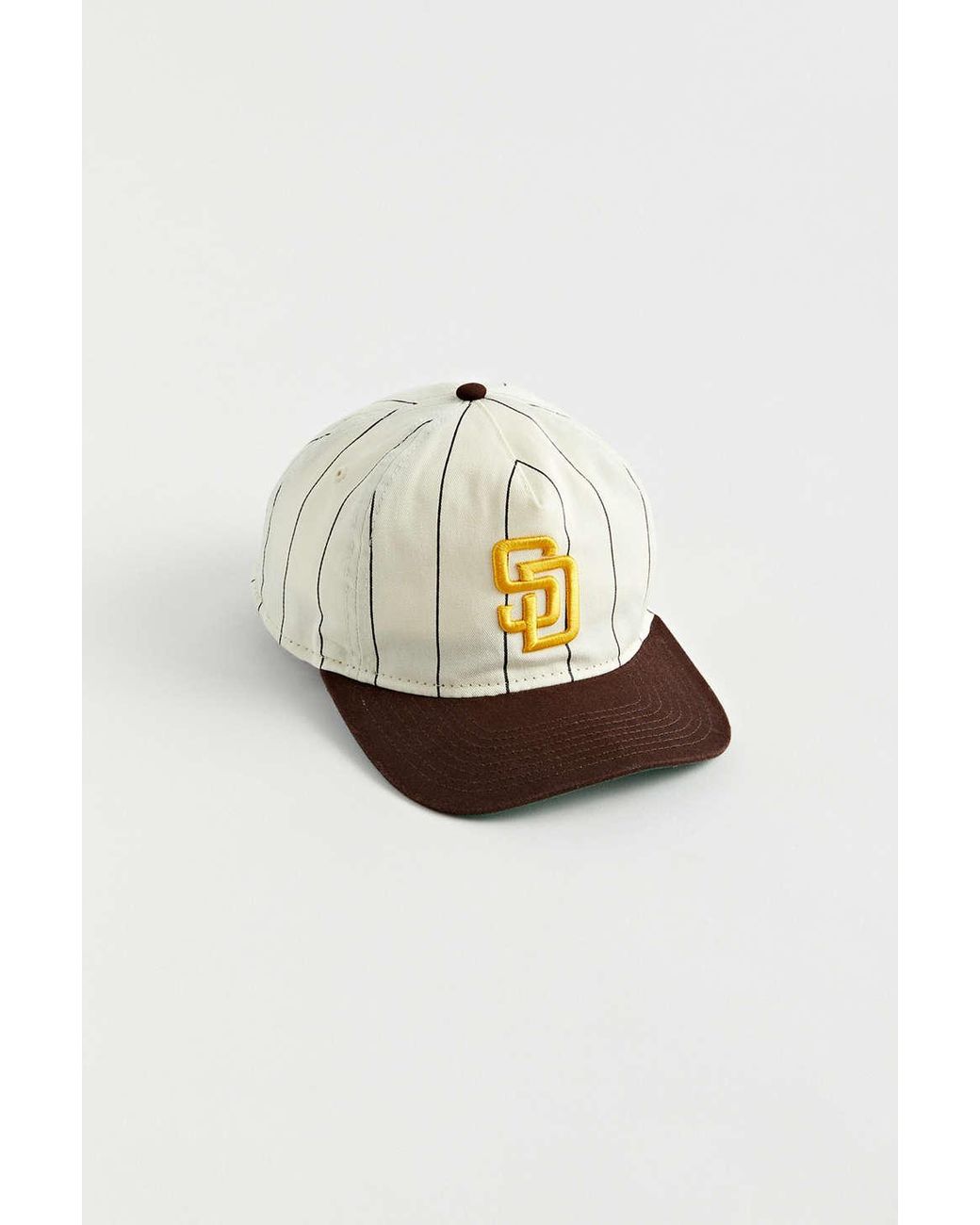KTZ San Diego Padres Pinstripe Baseball Hat in Metallic for Men