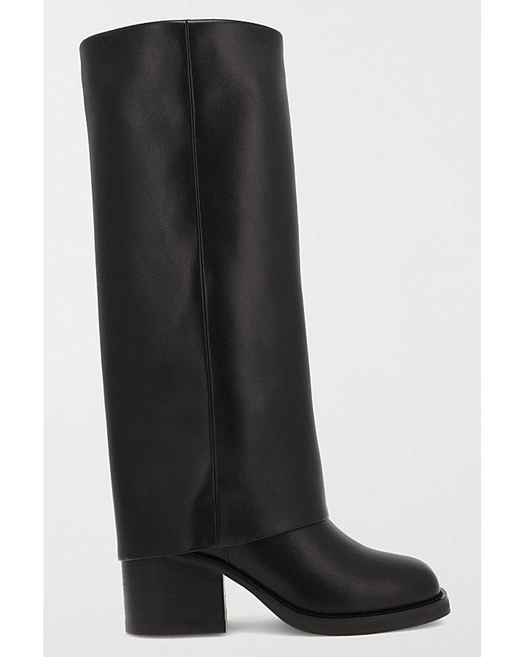 MIA Black Mia Everett Leather Knee High Boot