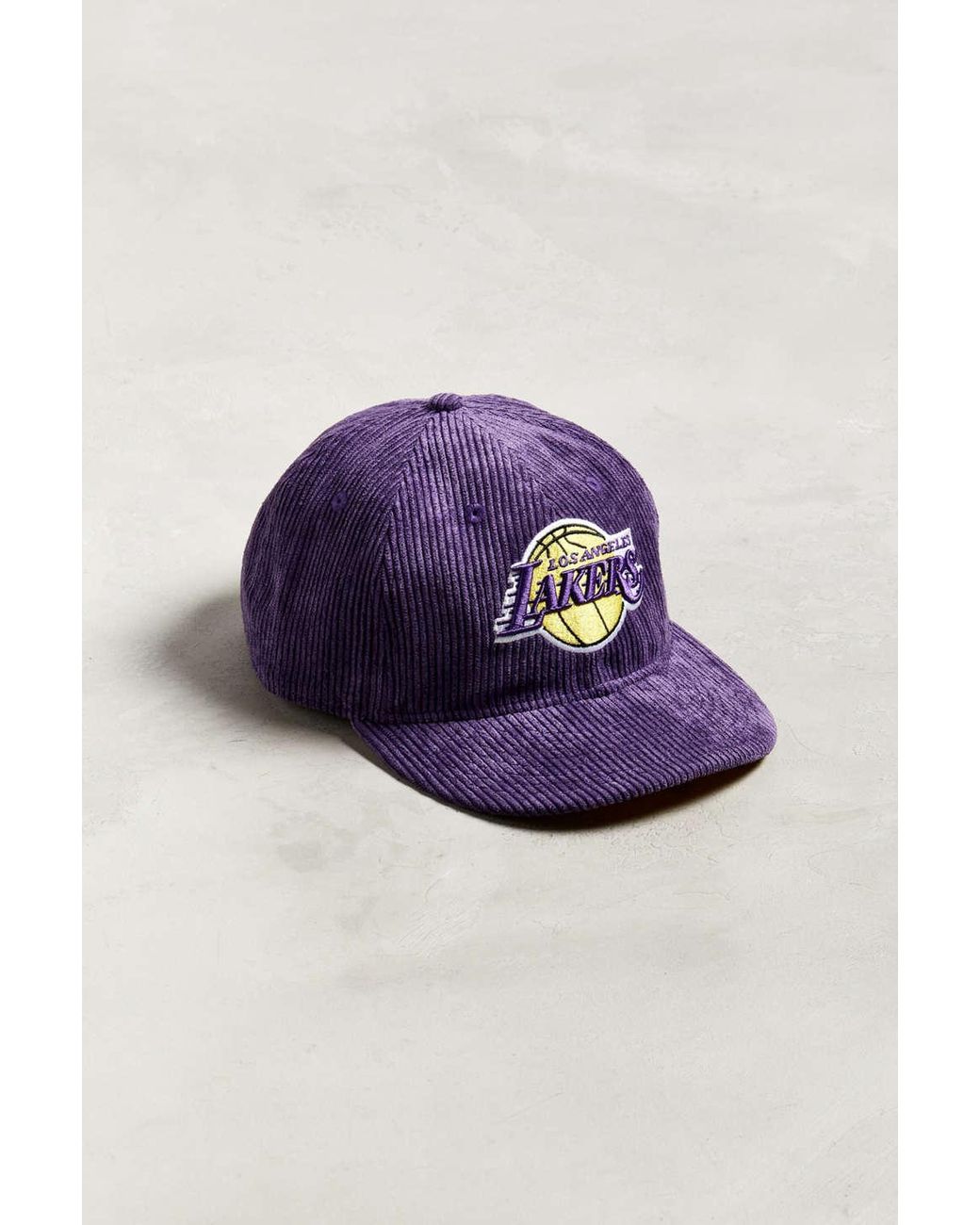 Upside Down Los Angeles Lakers Snapback Black Corduroy Hat -  Norway