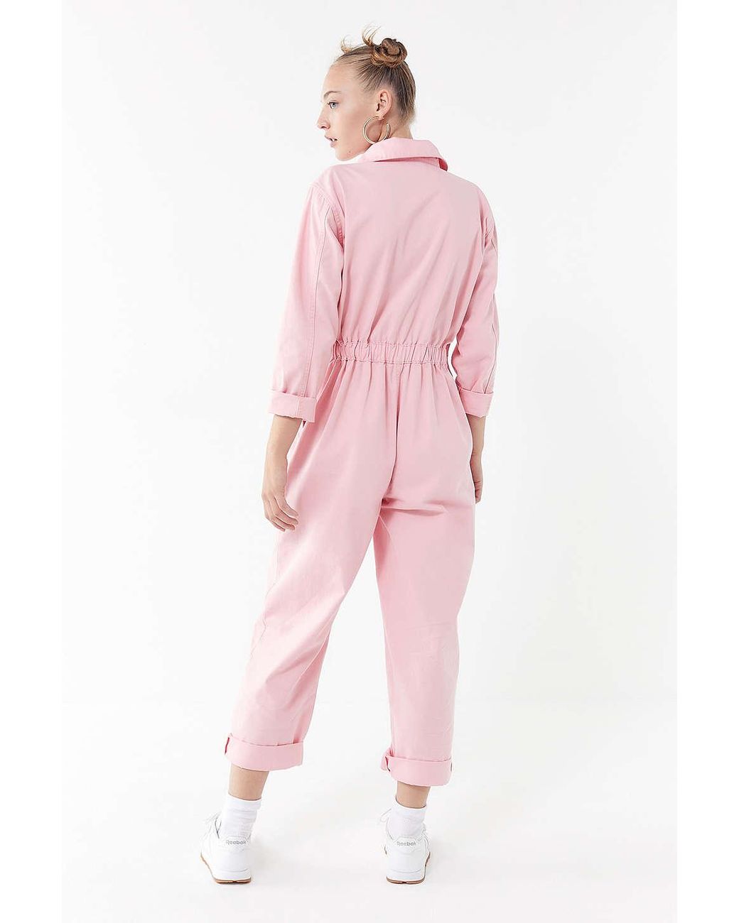 Urban Outfitters Uo Rosie Pink Utility Jumpsuit | Lyst Canada