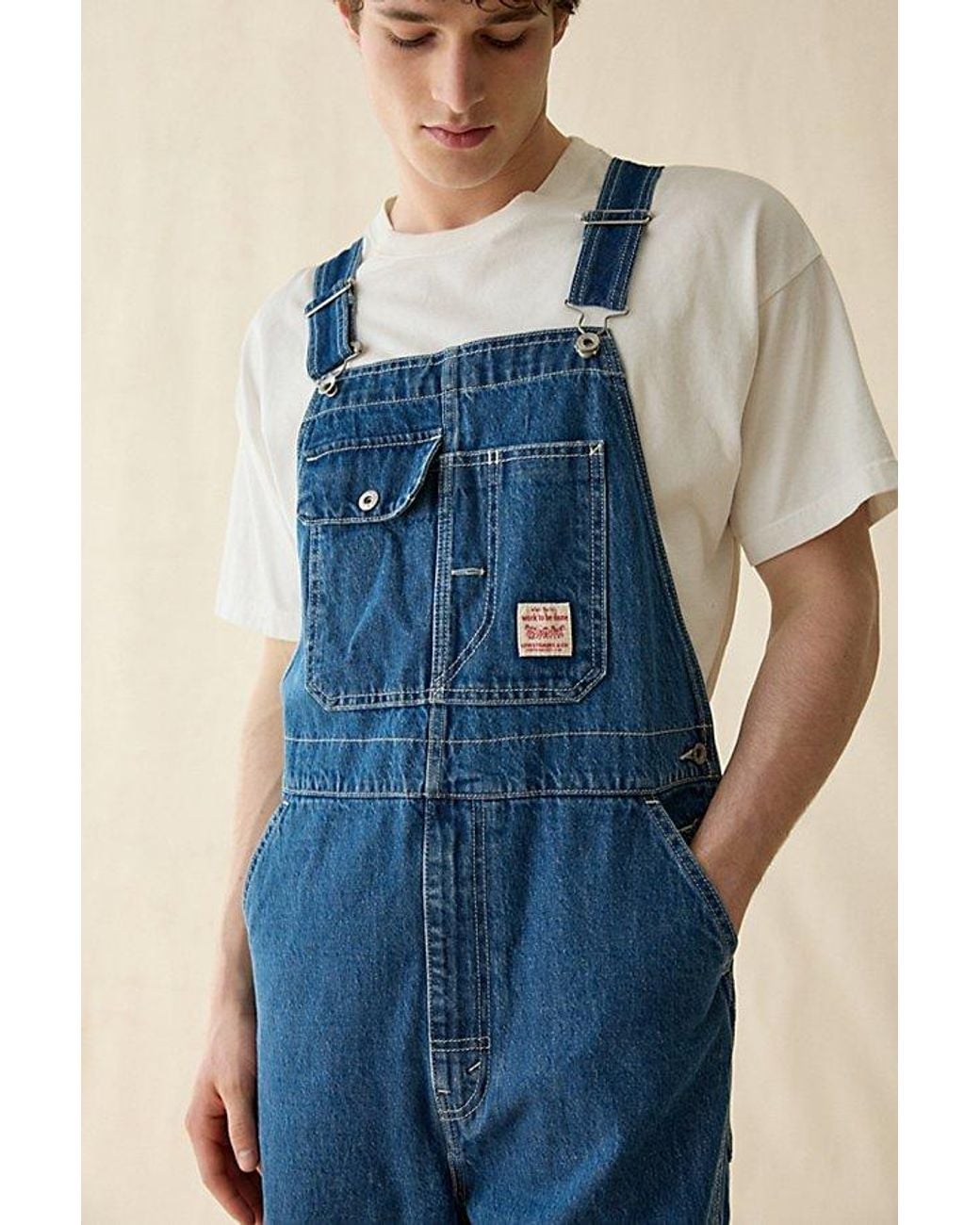 Levi's Blue Loose Overalls for men