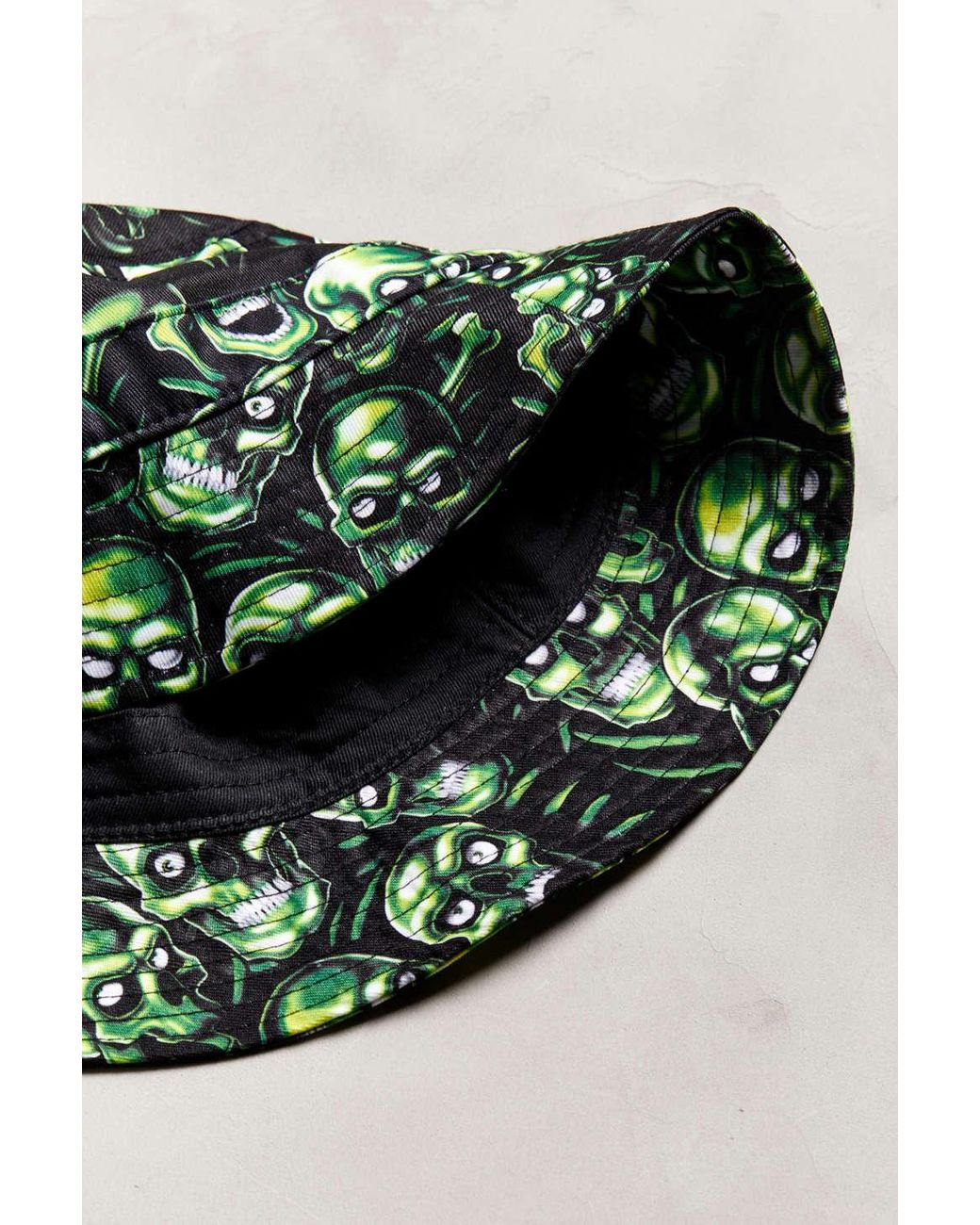 Cotton Skull Pile Bucket Hat 