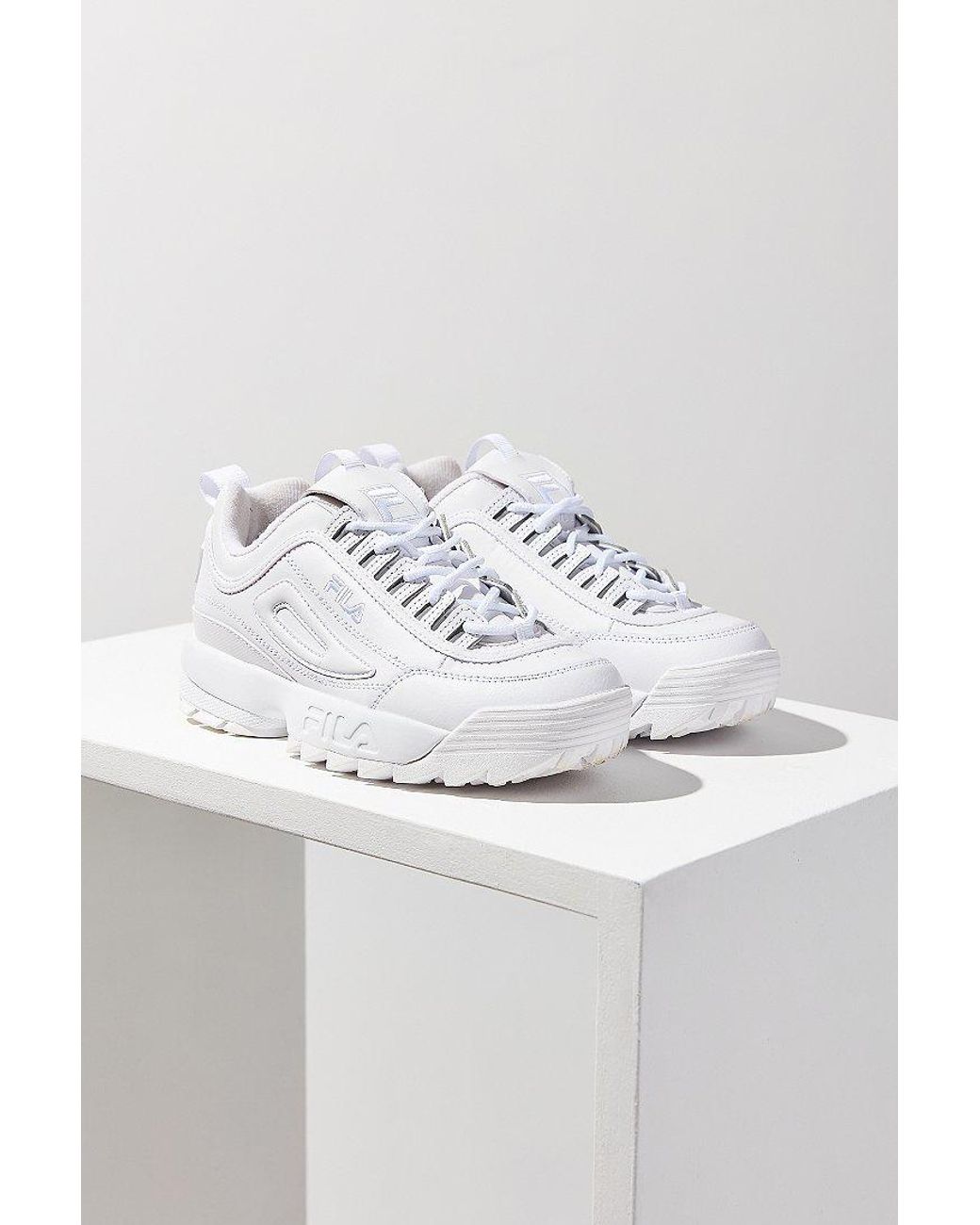 Fila Fila Disruptor 2 Premium Mono Sneaker in Ivory (White) | Lyst
