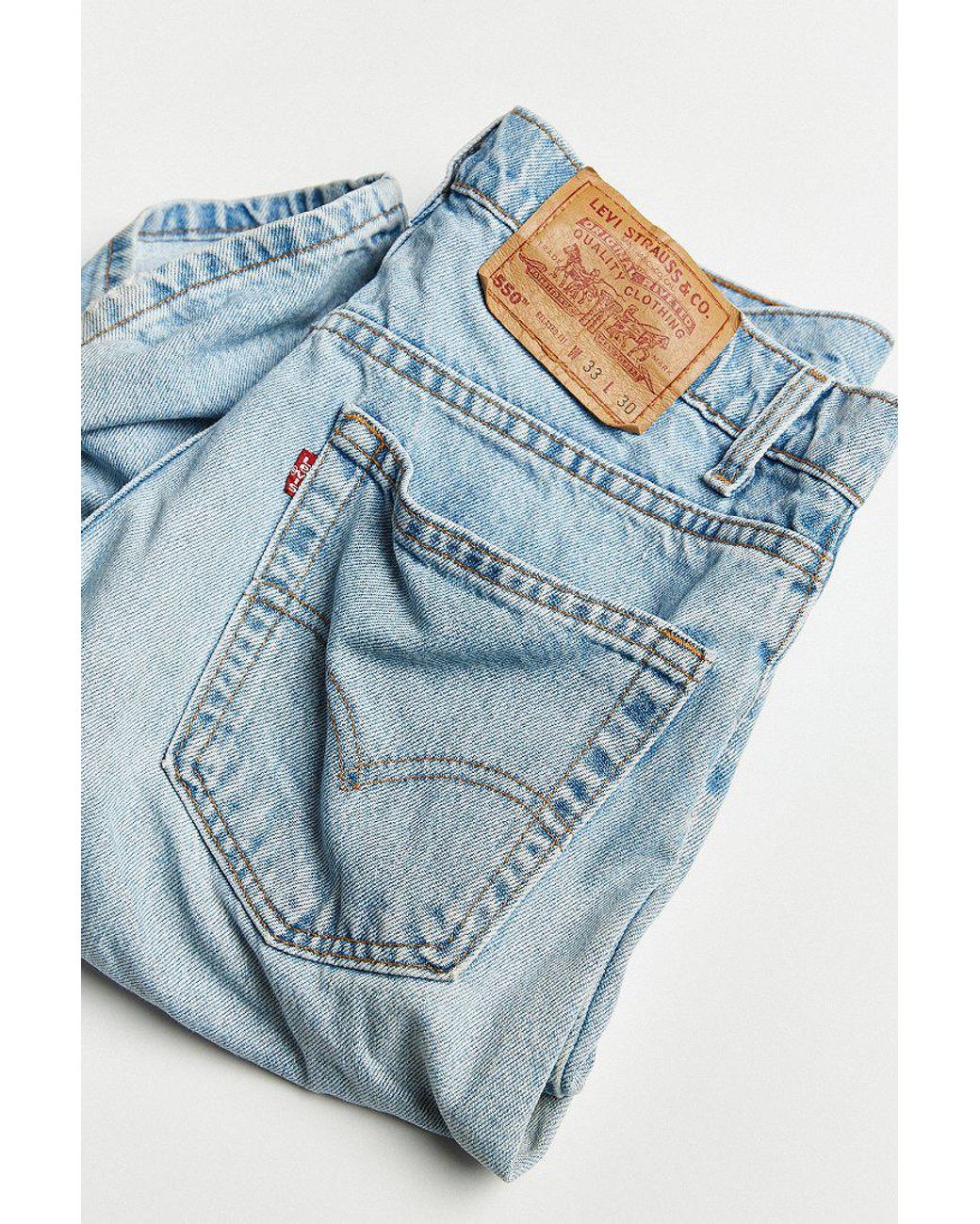 Urban Outfitters Vintage Levi's 550 Light Stonewash Relaxed Jean in Blue  for Men | Lyst