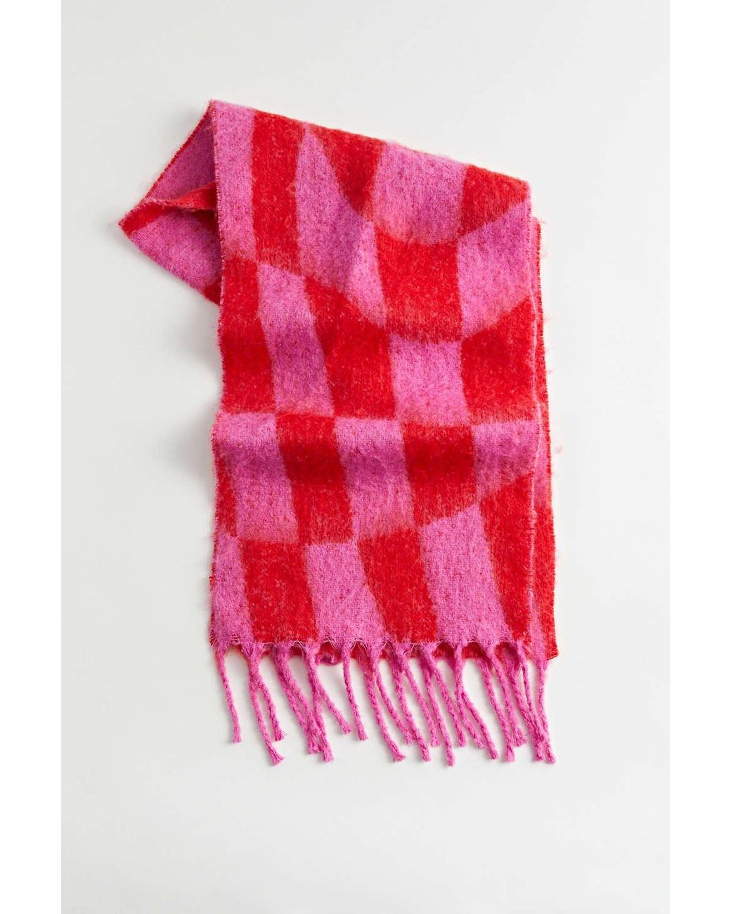 checker board scarf