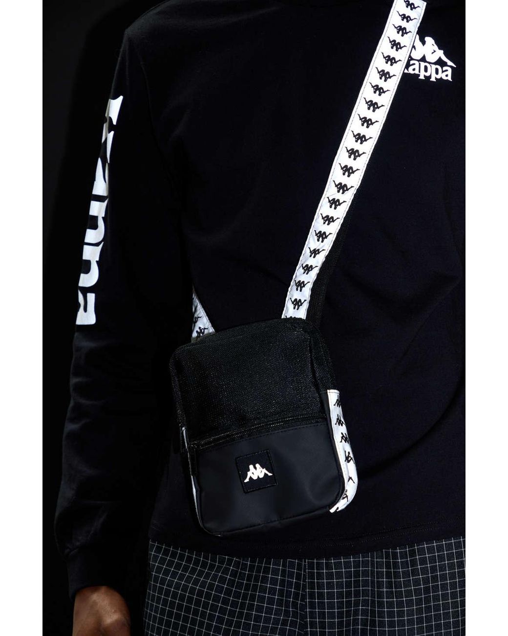 Kappa 222 Banda Dortis Crossbody Bag in Black for Men | Lyst Canada