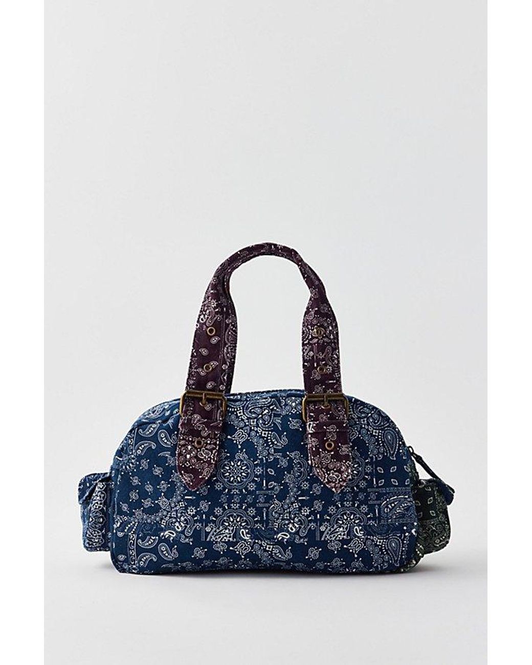 Bandana Patchwork Rectangle Crossbody Bag