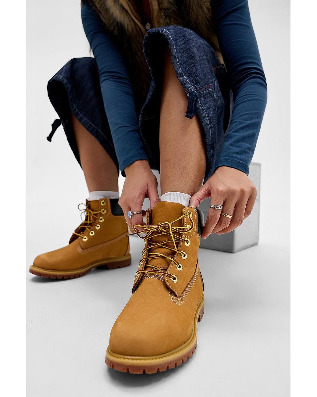 Timberland Blue Wheat Premium 6 Inch Boots
