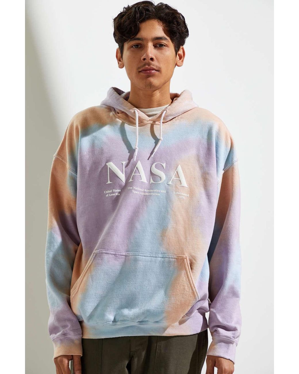 urban outfitters pastel colour block hoodie