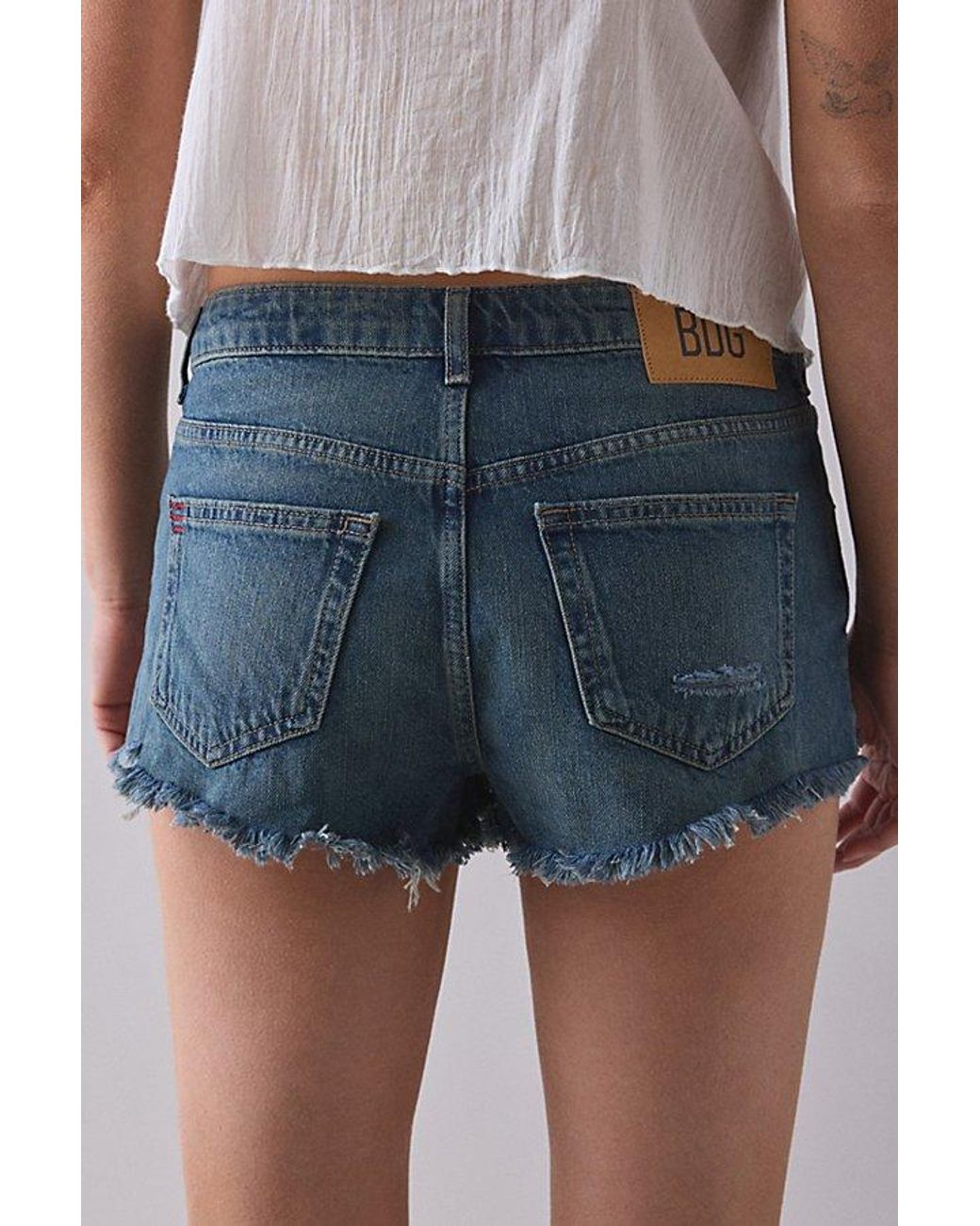 BDG Blue Georgie Denim Cutoff Short