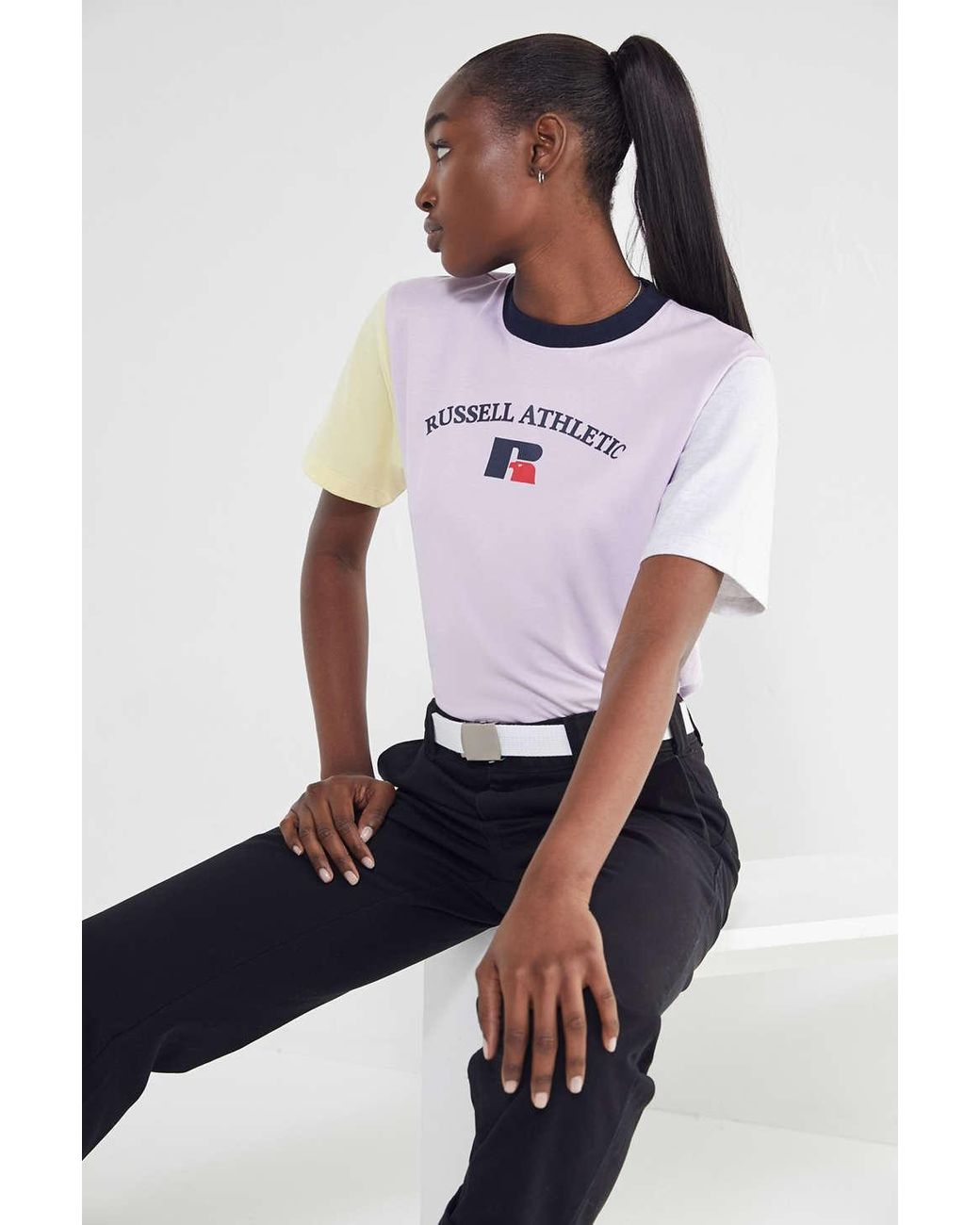 Russell athletic crop top cheap