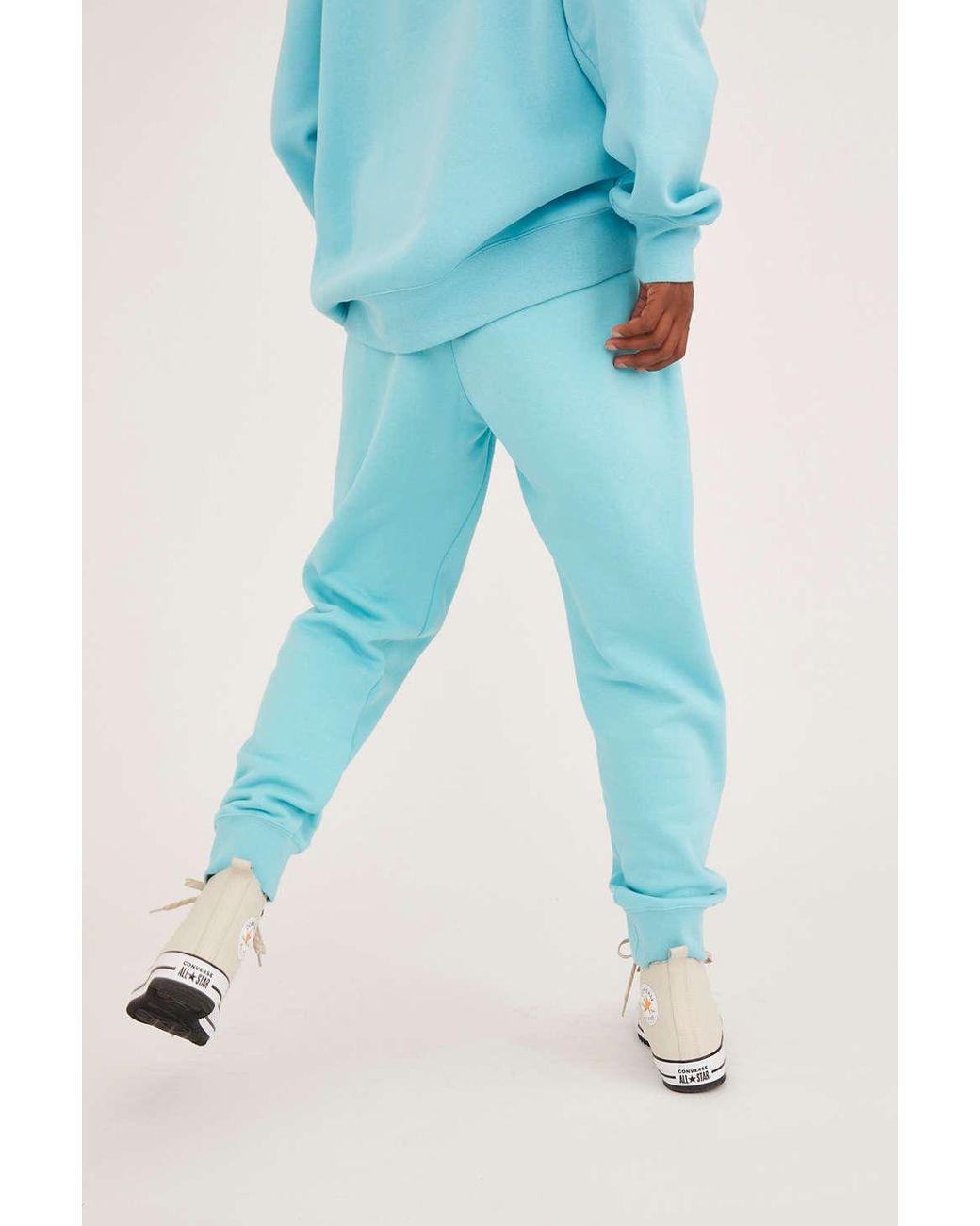 Sky blue joggers womens Clearance